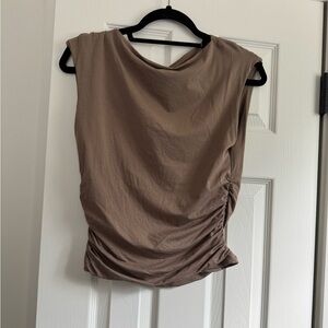 Abercrombie & Fitch Beige Modal Blend Top
